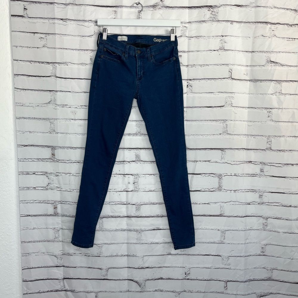 GAP 1969 Forever Stretch Legging Jeans Women’s Medium Blue Skinny Fit Denim Y2K